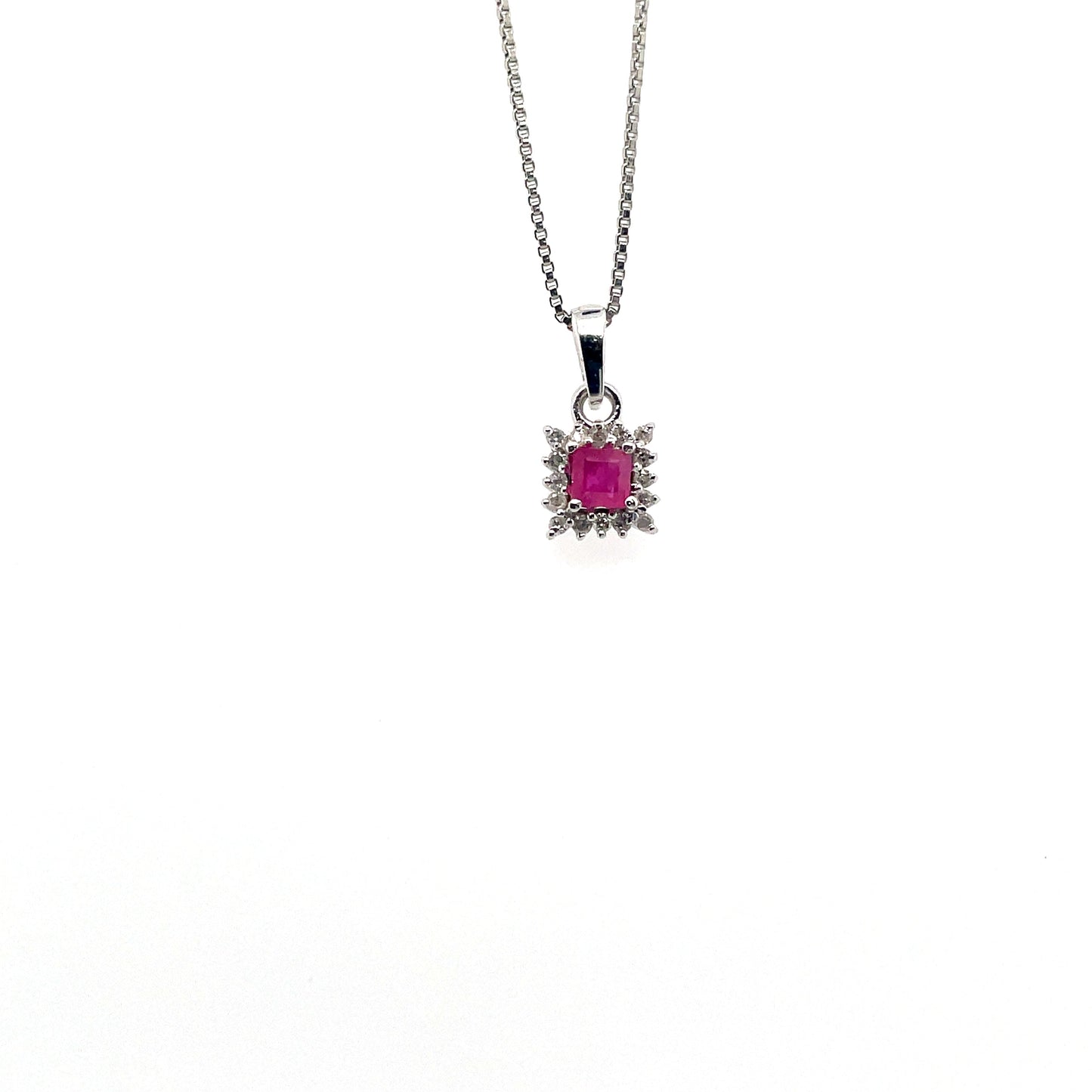 Sapphire Pendant in .925 Sterling Silver - KSP 34558