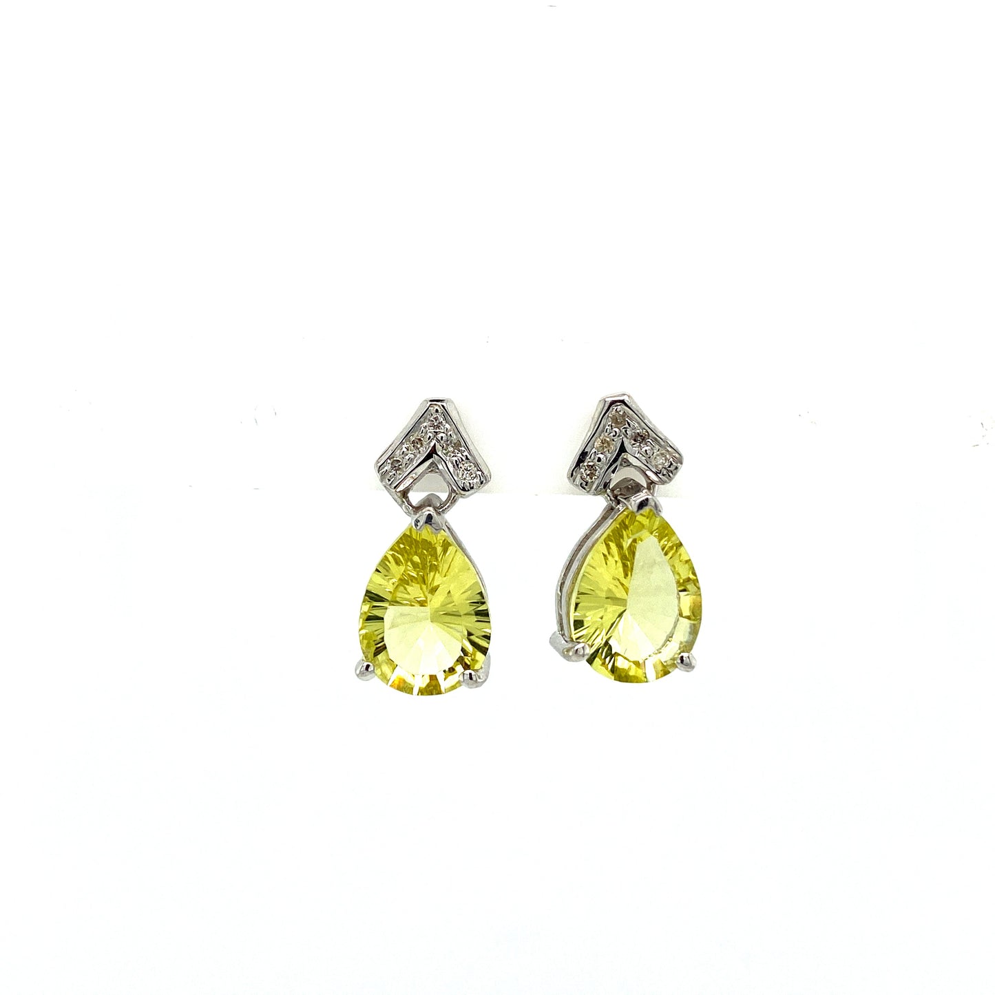 Lemon Topaz Earring in .925 Sterling Silver KST - 55328