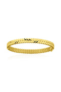 14ct Gold Leaf Bangle