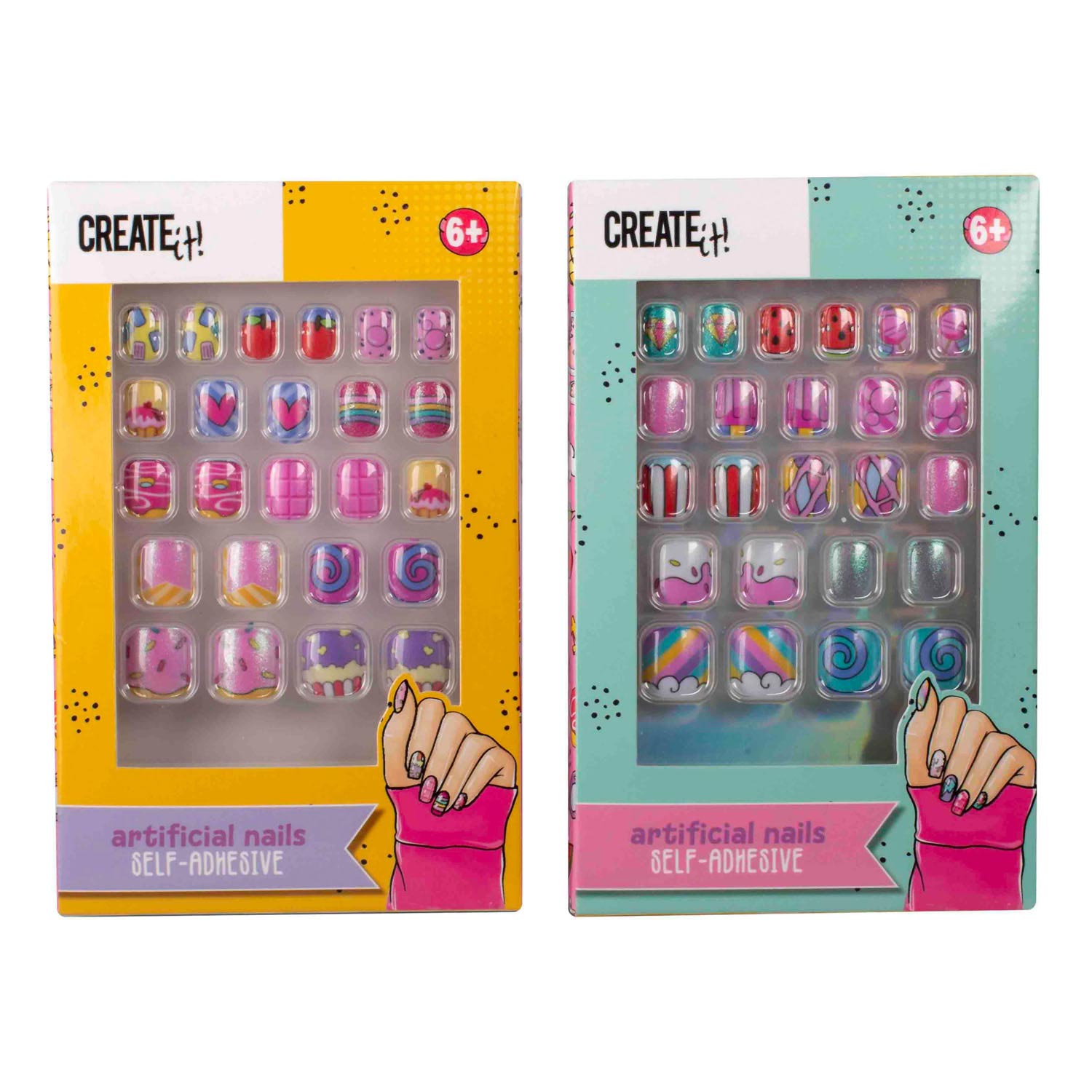 Create it! candy explosion self-adhesive artificial nails