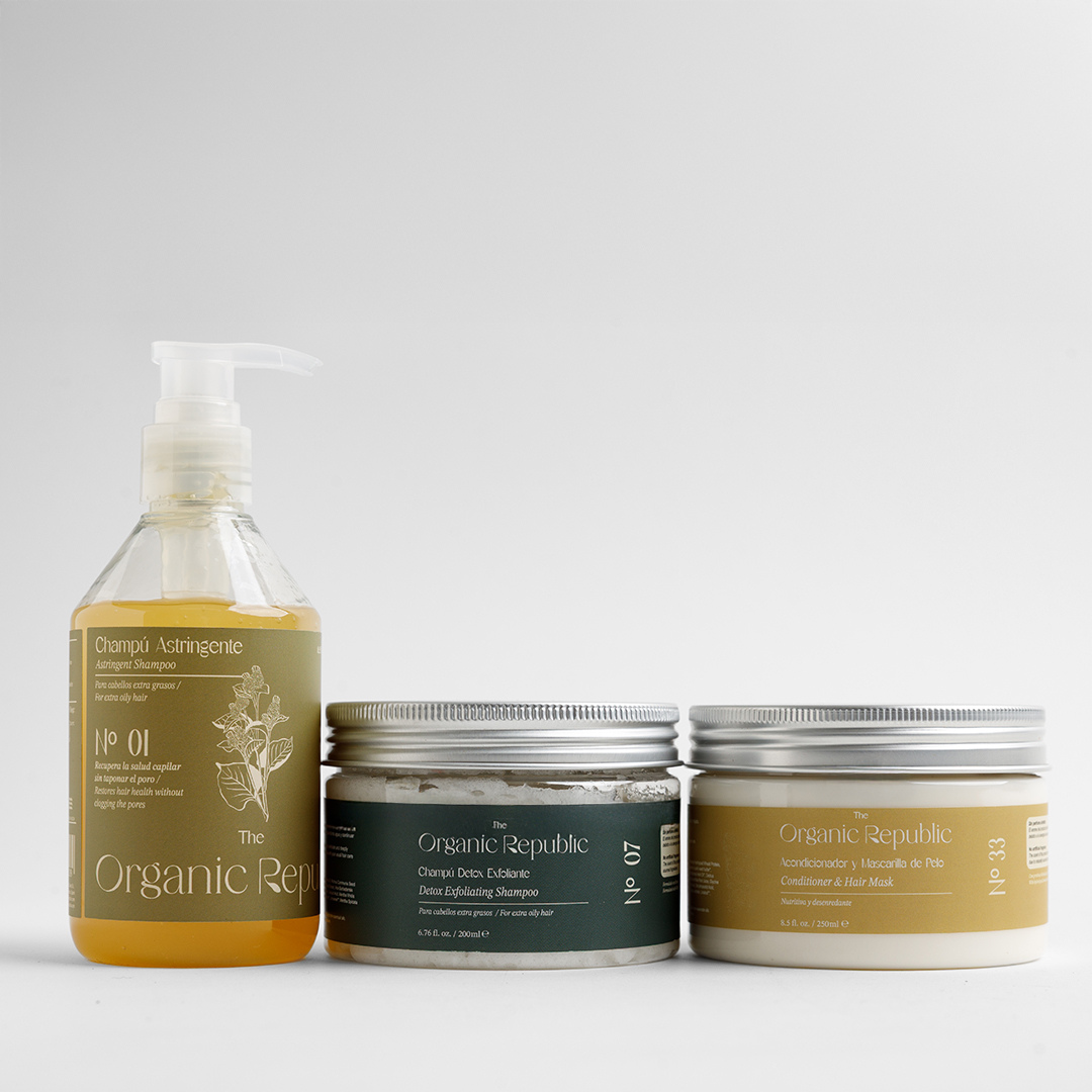 Complete detox routine for oily roots