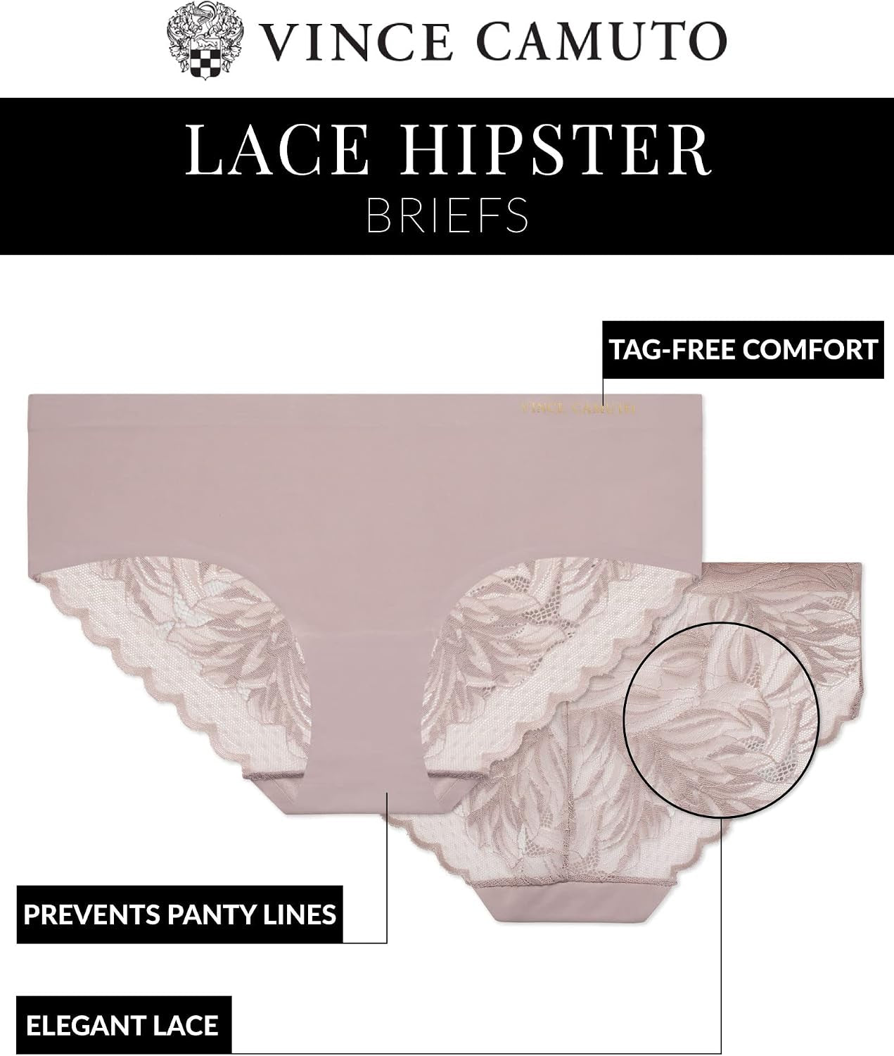 Women’S Hipster Underwear, Soft Seamless Lace, Breathable Ladies Panties, 3/6 Pack, Ropa Interior De Mujer