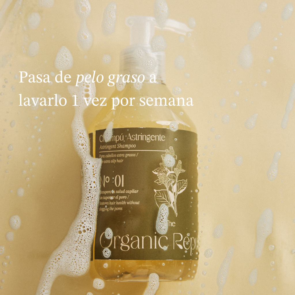 Astringent shampoo