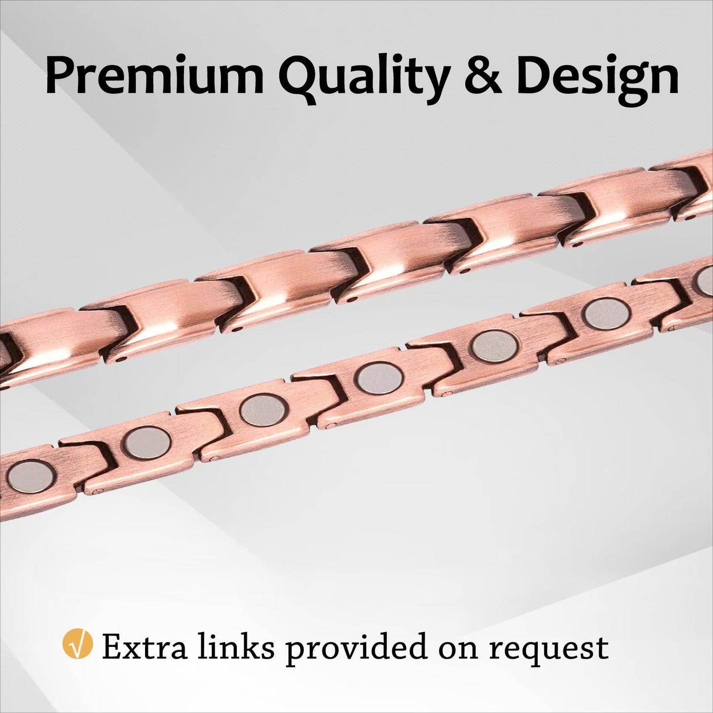 99.99% Pure Solid Copper Magnetic Bracelets for Women