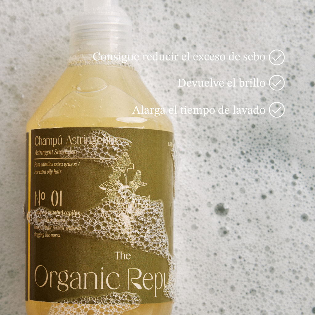 Astringent shampoo