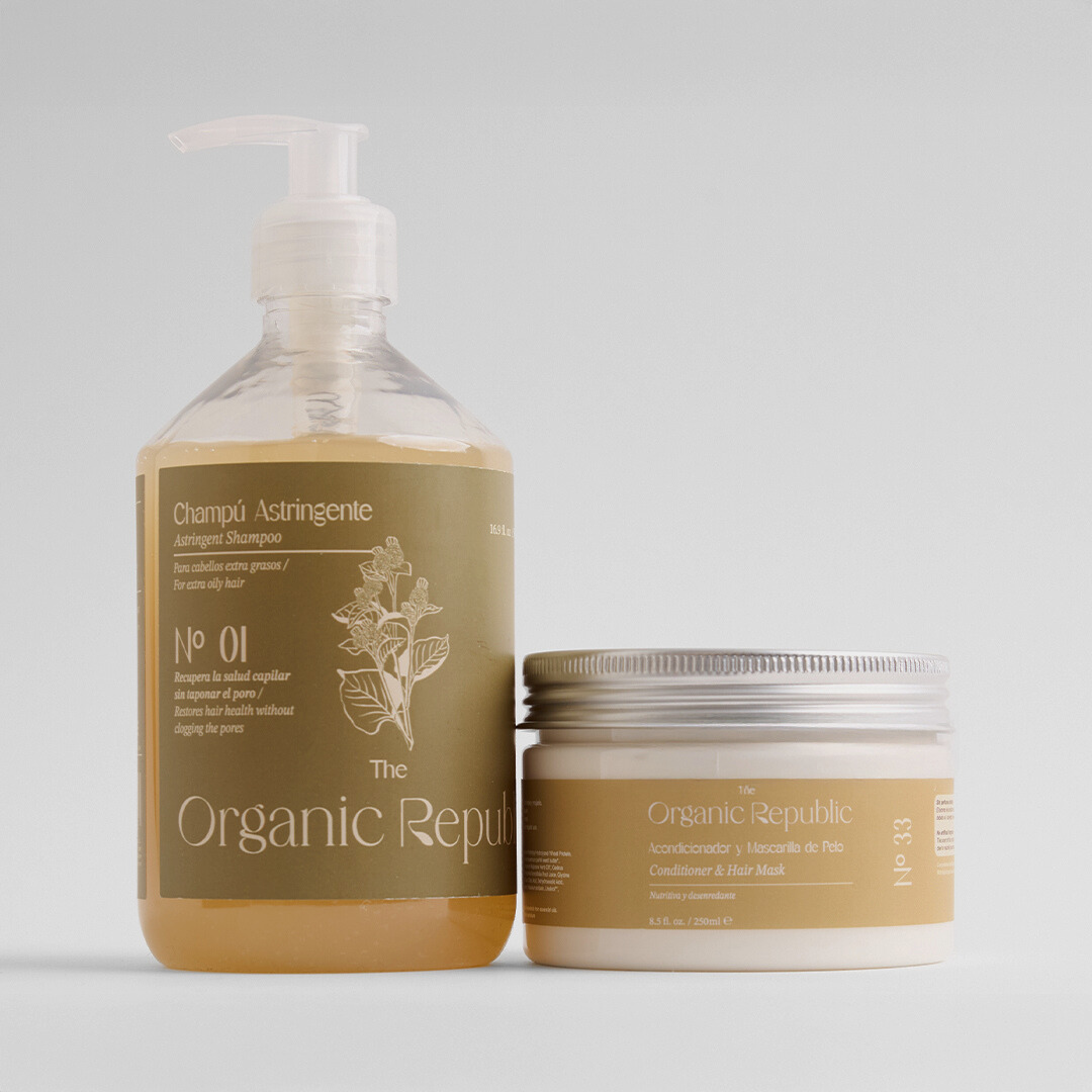 Detox routine for oily roots
