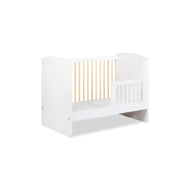 KLUPS Karolina II kiságy 60x120 fehér/fenyő rácsokkal 58256