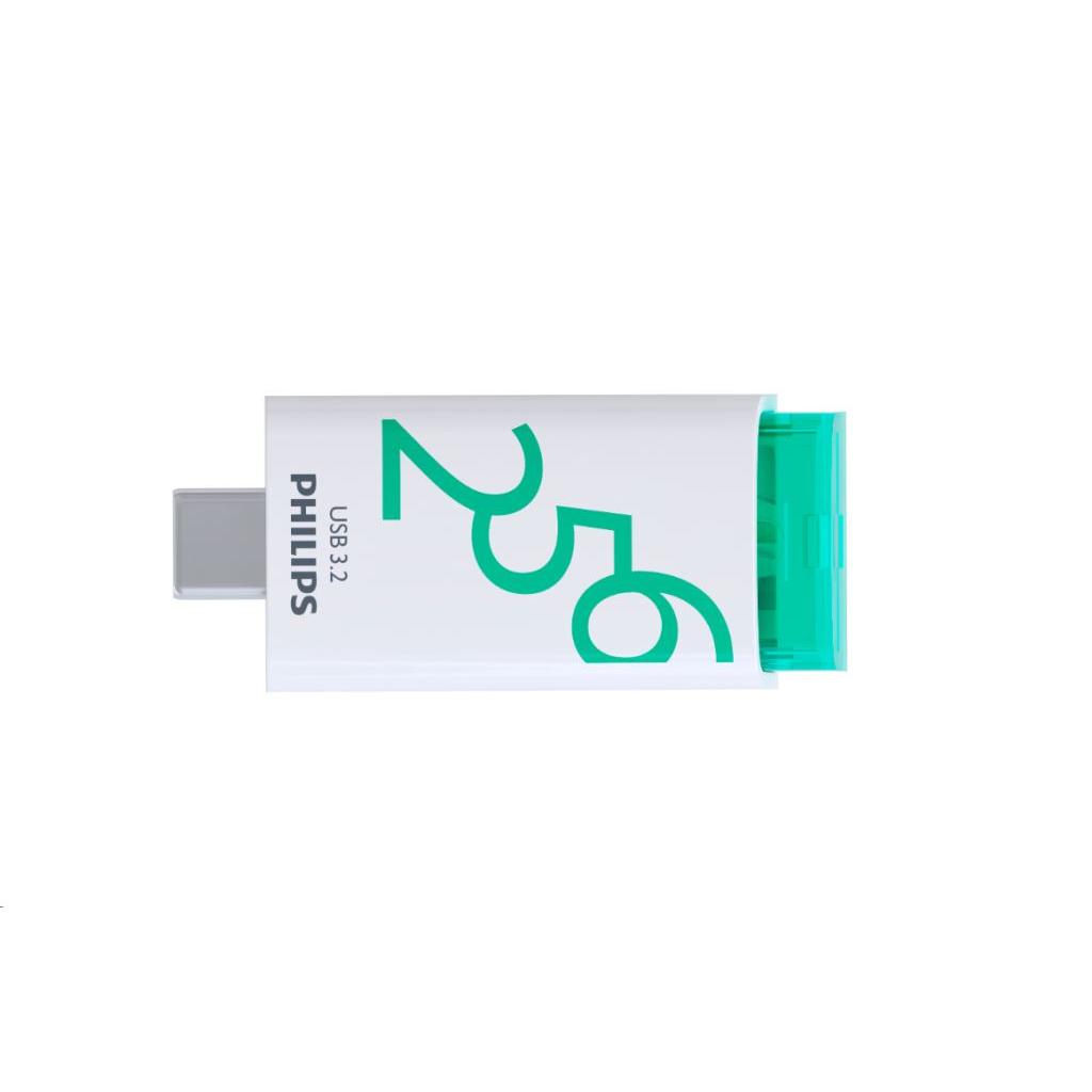 Pen Drive 256GB Philips USB-C 3.2 Gen 1 fehér-zöld (PH115101)