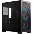 Cooler Master Elite 302 Midi Torony Számítógépház + 3db 120mm ARGB Ventilátor - Fekete