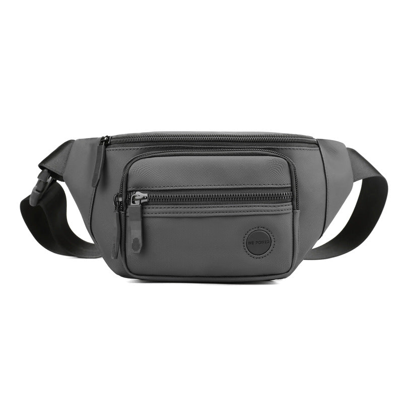 Fashion Men's Waist Bag Fanny Pack Waterproof Chest Pack Outdoor Sports Crossbody Bag Casual Travel Male Belt Bag Hip Waist Packs