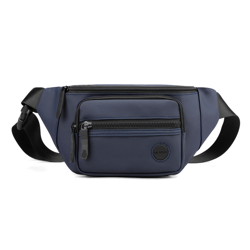 Fashion Men's Waist Bag Fanny Pack Waterproof Chest Pack Outdoor Sports Crossbody Bag Casual Travel Male Belt Bag Hip Waist Packs