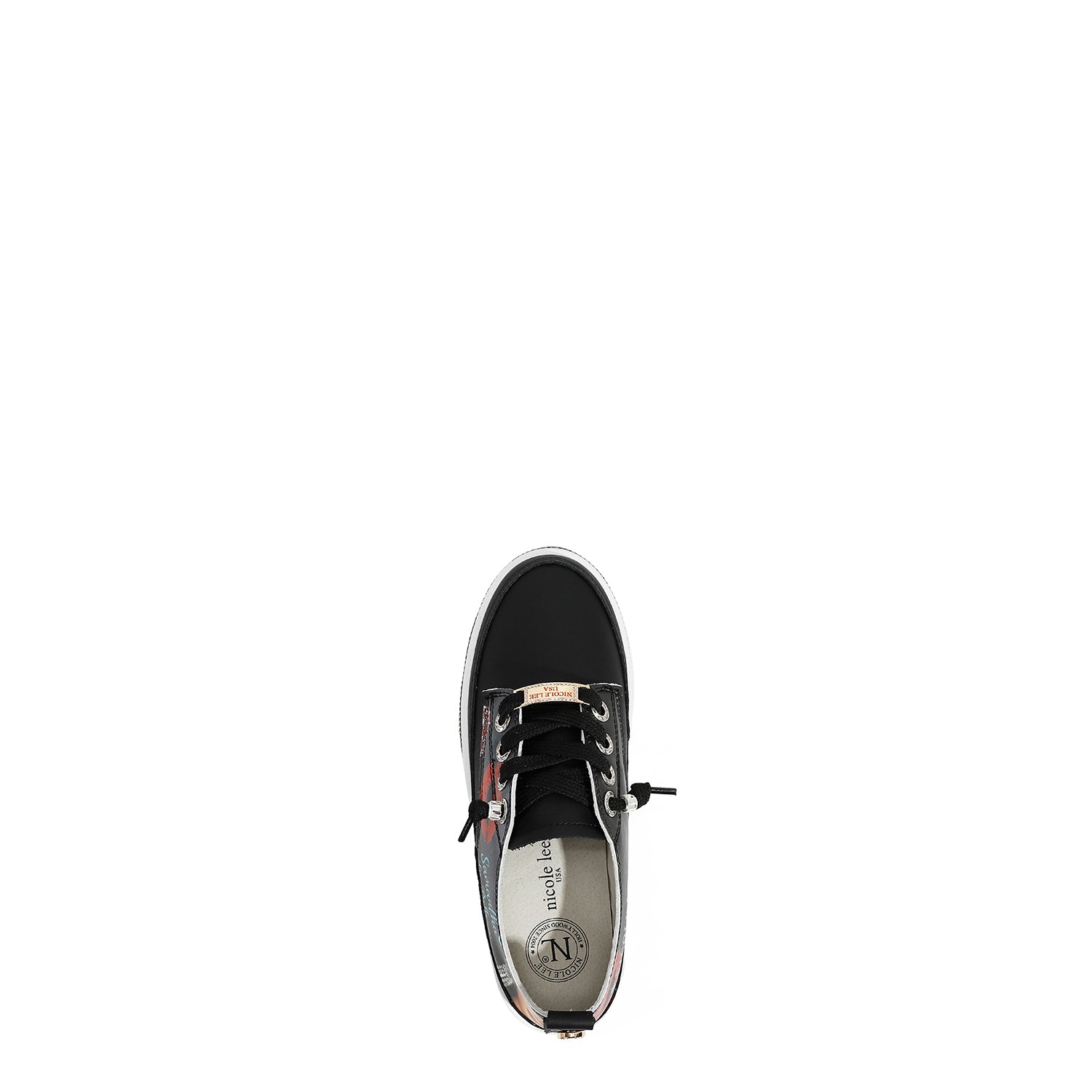 ZAPATILLA DE PIEL CON PLATAFORMA Y PEDRERÍA (SAMANTHA LA BELLEZA)