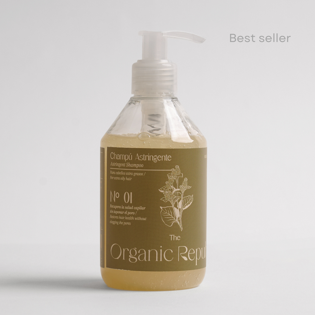Astringent shampoo