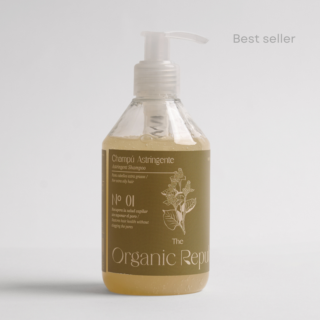 Astringent shampoo