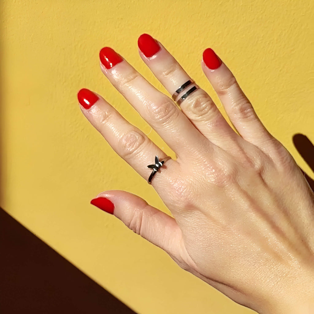 Láminas de Gel  - Crimson Red - Nooves Nails
