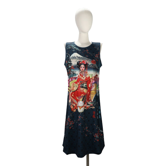 VESTIDO DE TIRANTES NICOLE LEE CON BRILLOS (AKIKO LA BELLEZA)