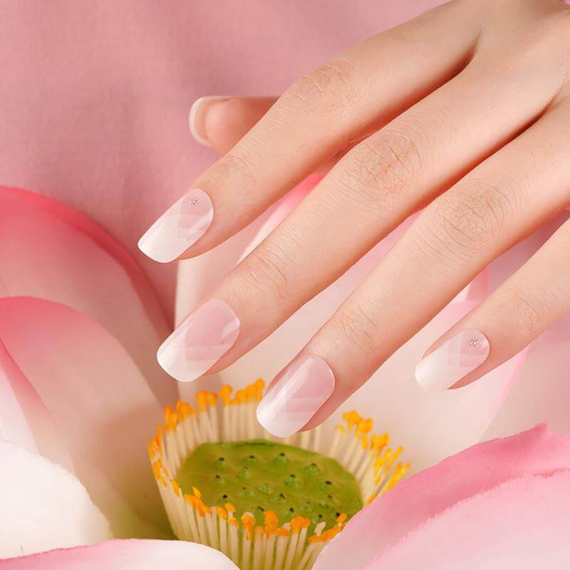 Láminas de Gel - French Elegance - Nooves Nails