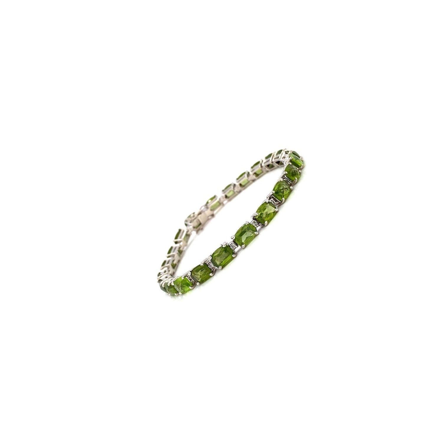 Peridot Bracelet in .925 Sterling Silver - KSD 44017
