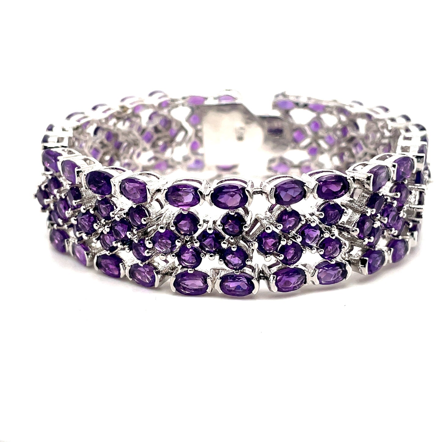 Blue Topaz Bracelet in .925 Sterling Silver - KSD 45654