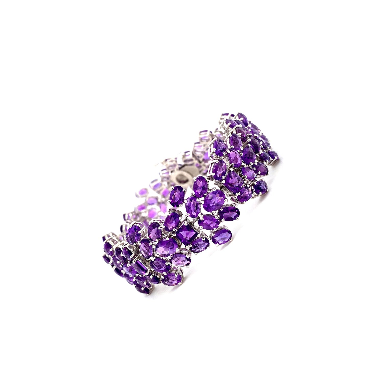 Amethyst Bracelet in .925 Sterling Silver - KSD 46612