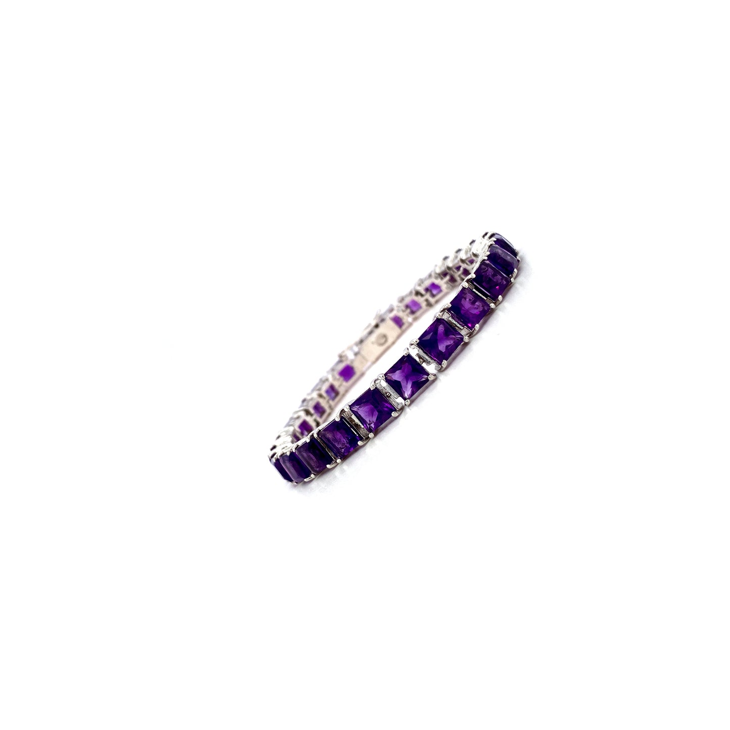 Amethyst Bracelet in .925 Sterling Silver - KSD 4742