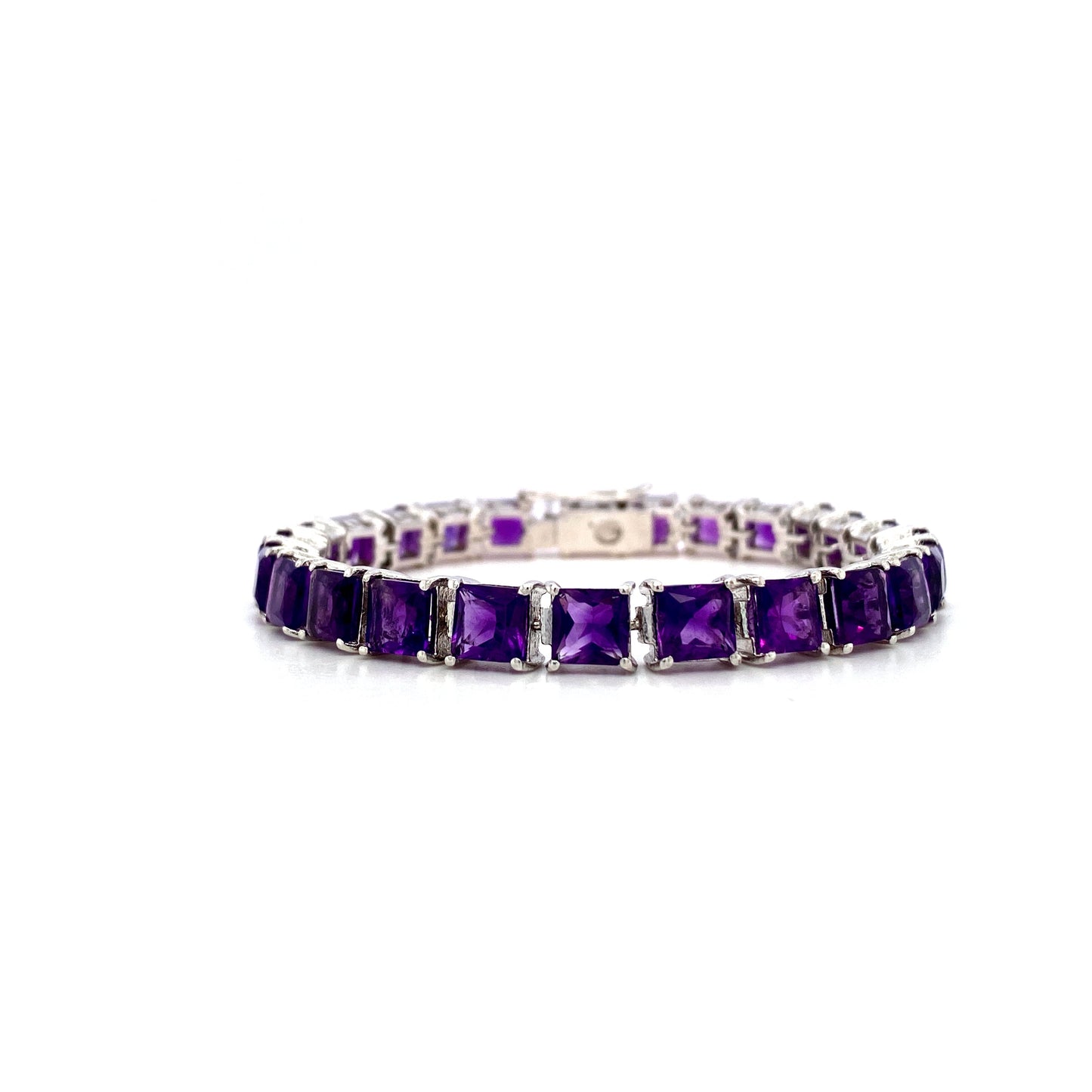 Amethyst Bracelet in .925 Sterling Silver - KSD 4742