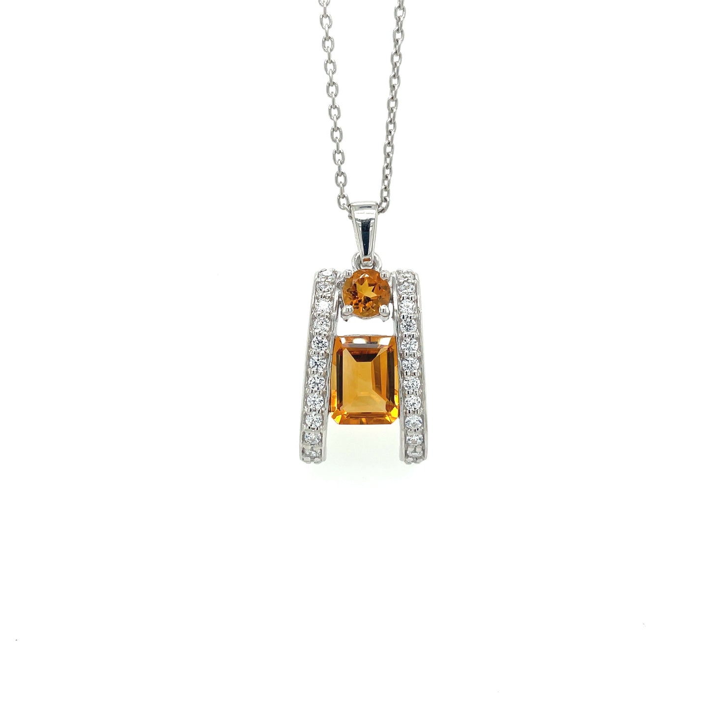 Amethyst Pendant In .925 Sterling Silver - KSP 36333