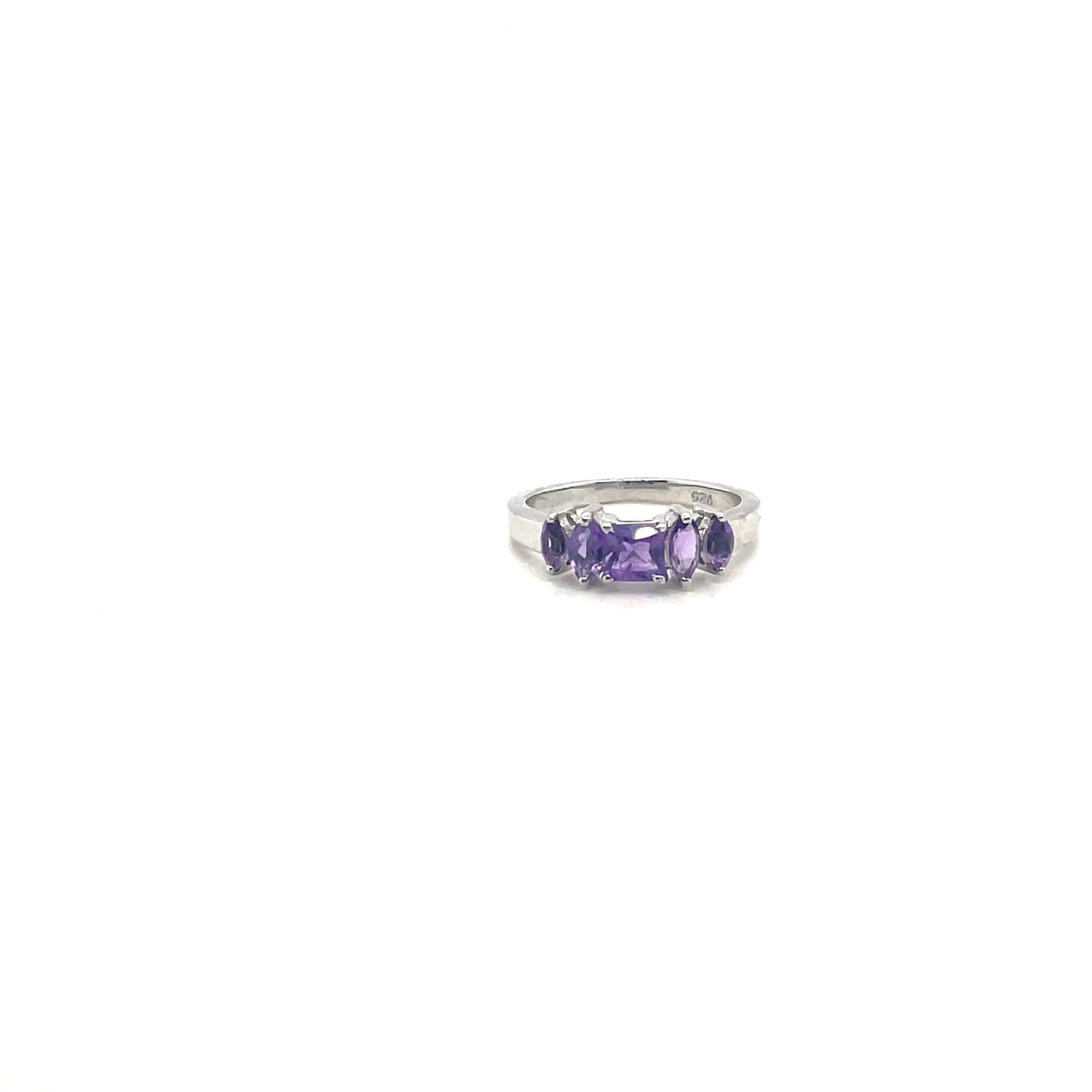 Amethyst Ring in .925 Sterling Silver - KSR 11108