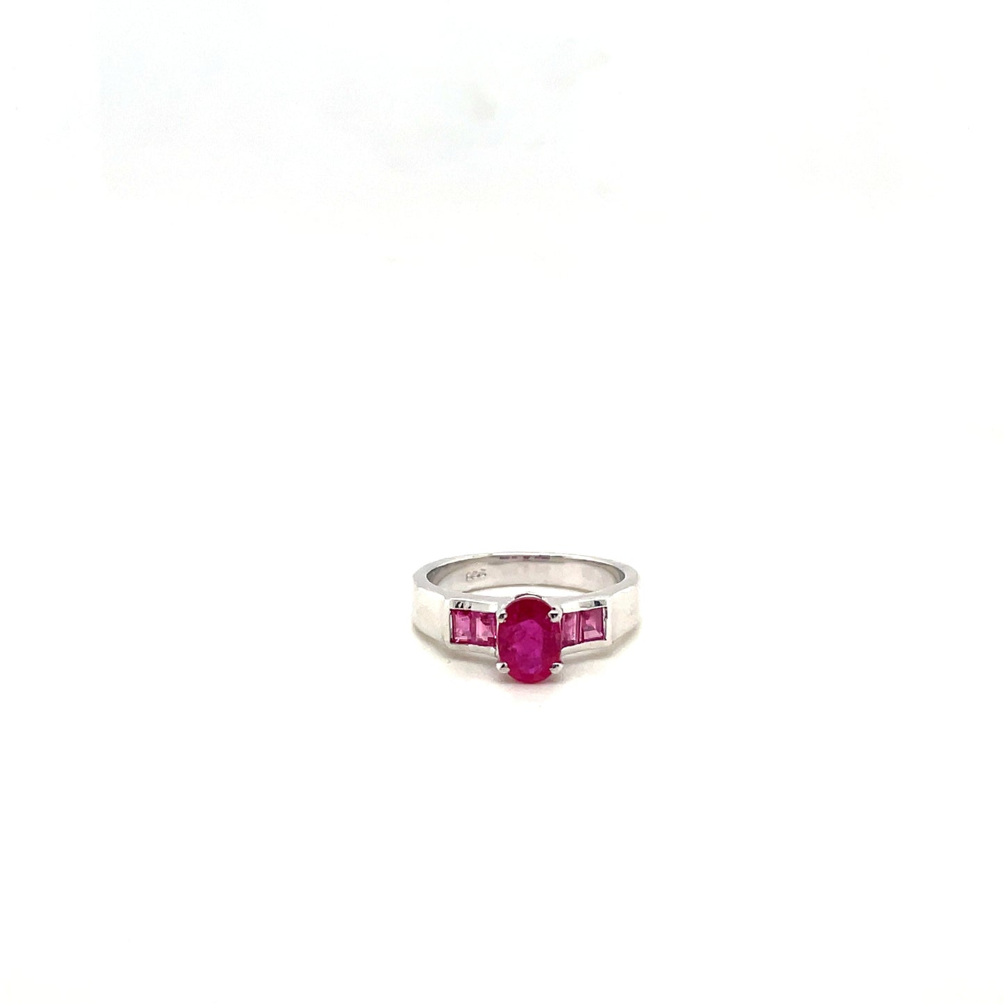 Ruby Ring in .925 Sterling Silver - KSR 11366