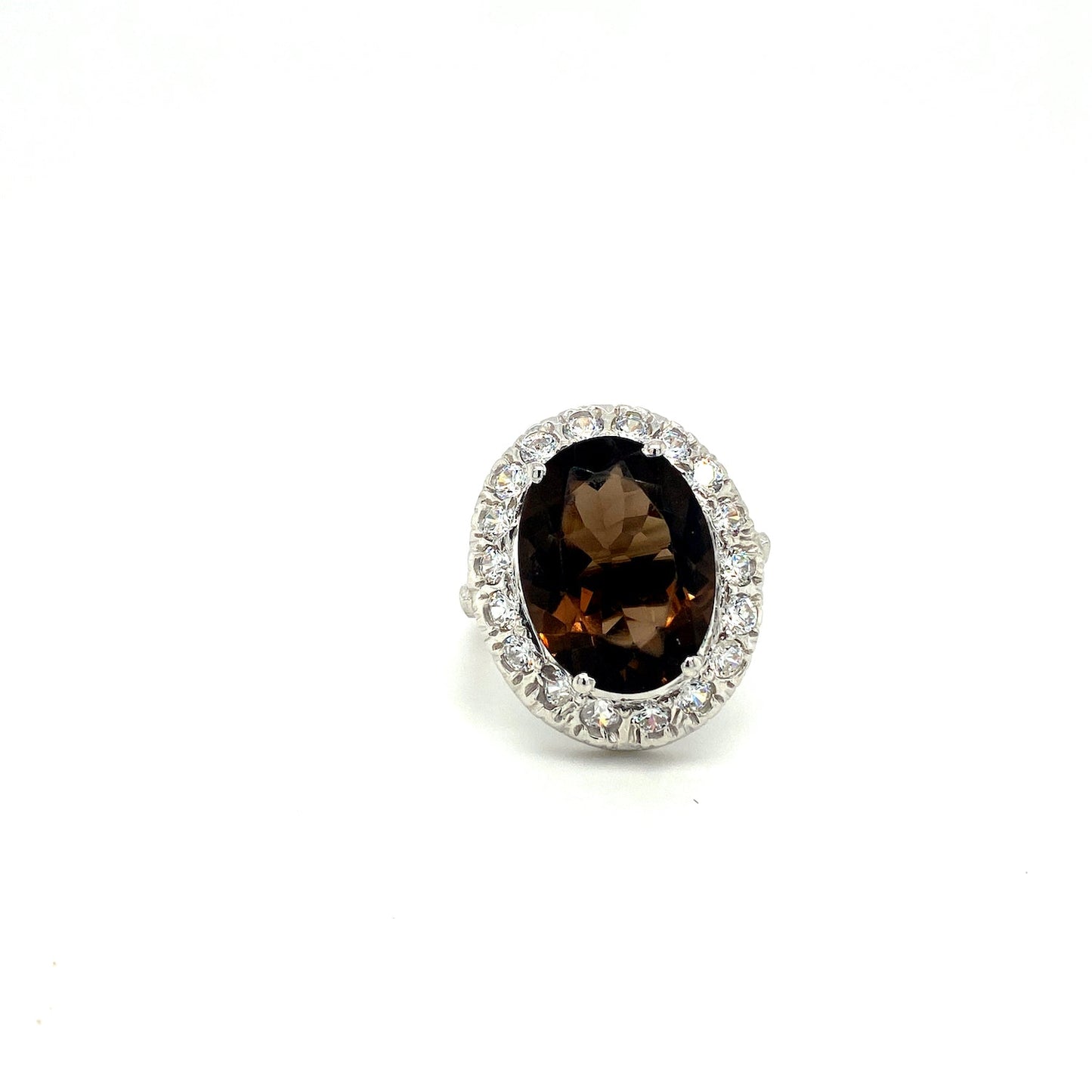 Smoky Topaz Ring in .925 Sterling Silver KSR - 12651