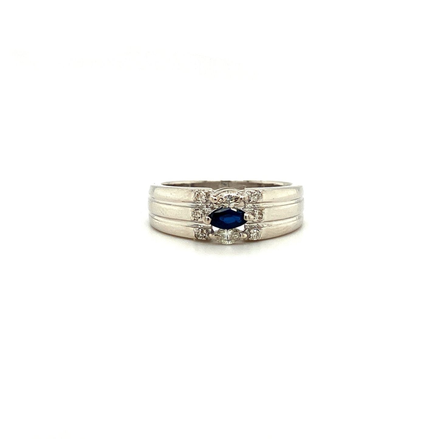 Sapphire Ring in .925 Sterling Silver - KSR 12957