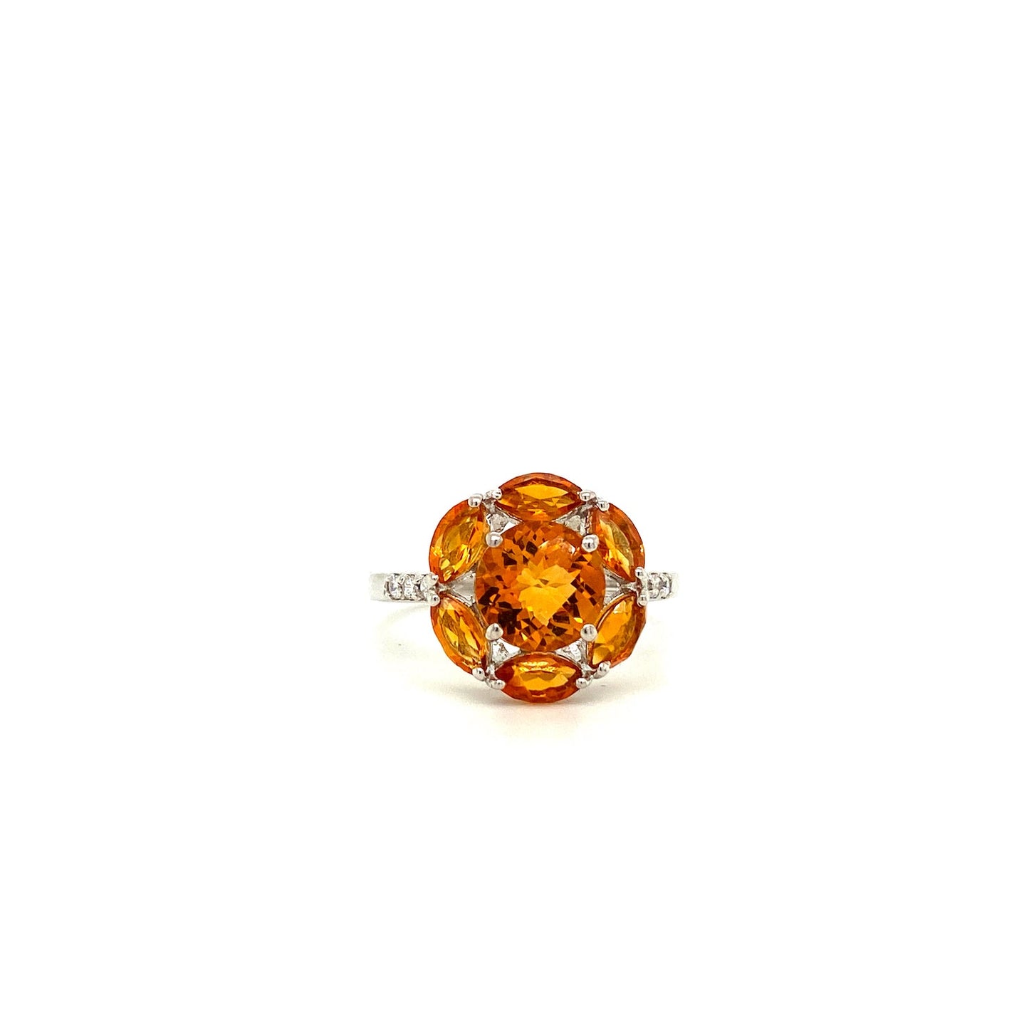 Citrine Ring in .925 Sterling Silver KSR - 14040