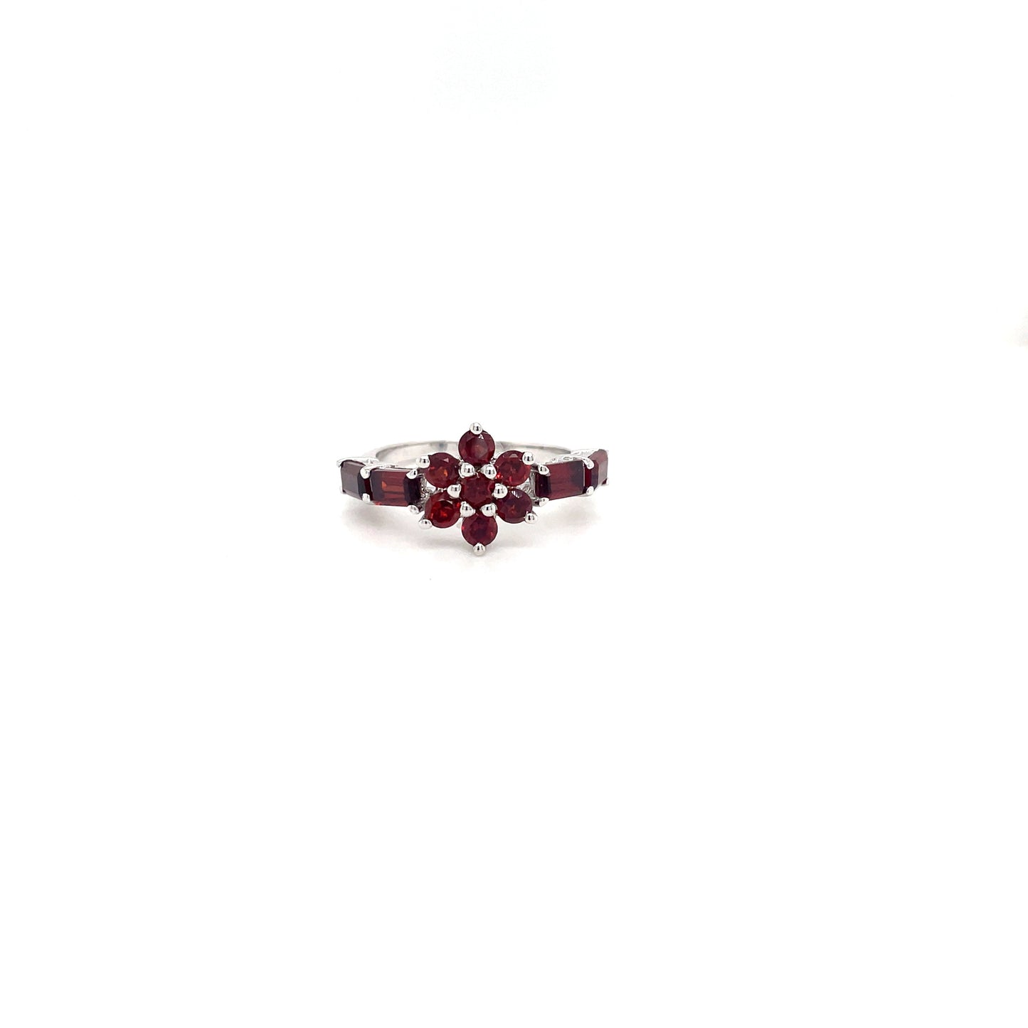 Amethyst Ring In .925 Sterling Silver - KSR 14202