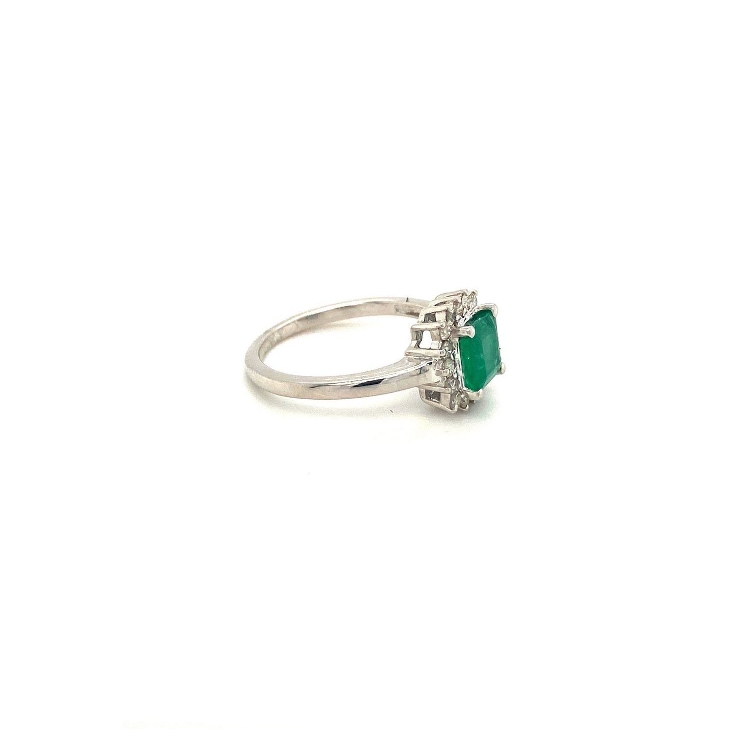 Emerald Ring in .925 Sterling Silver - KSR 15319