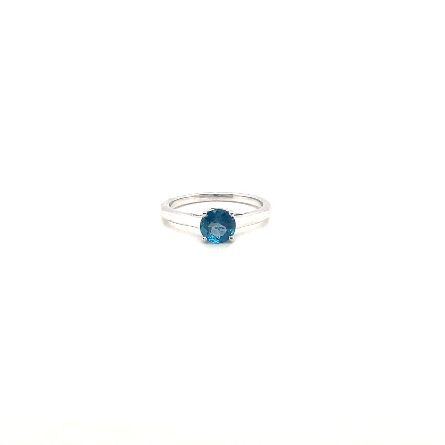 Blue Topaz Ring in .925 Sterling Silver - KSR 15851