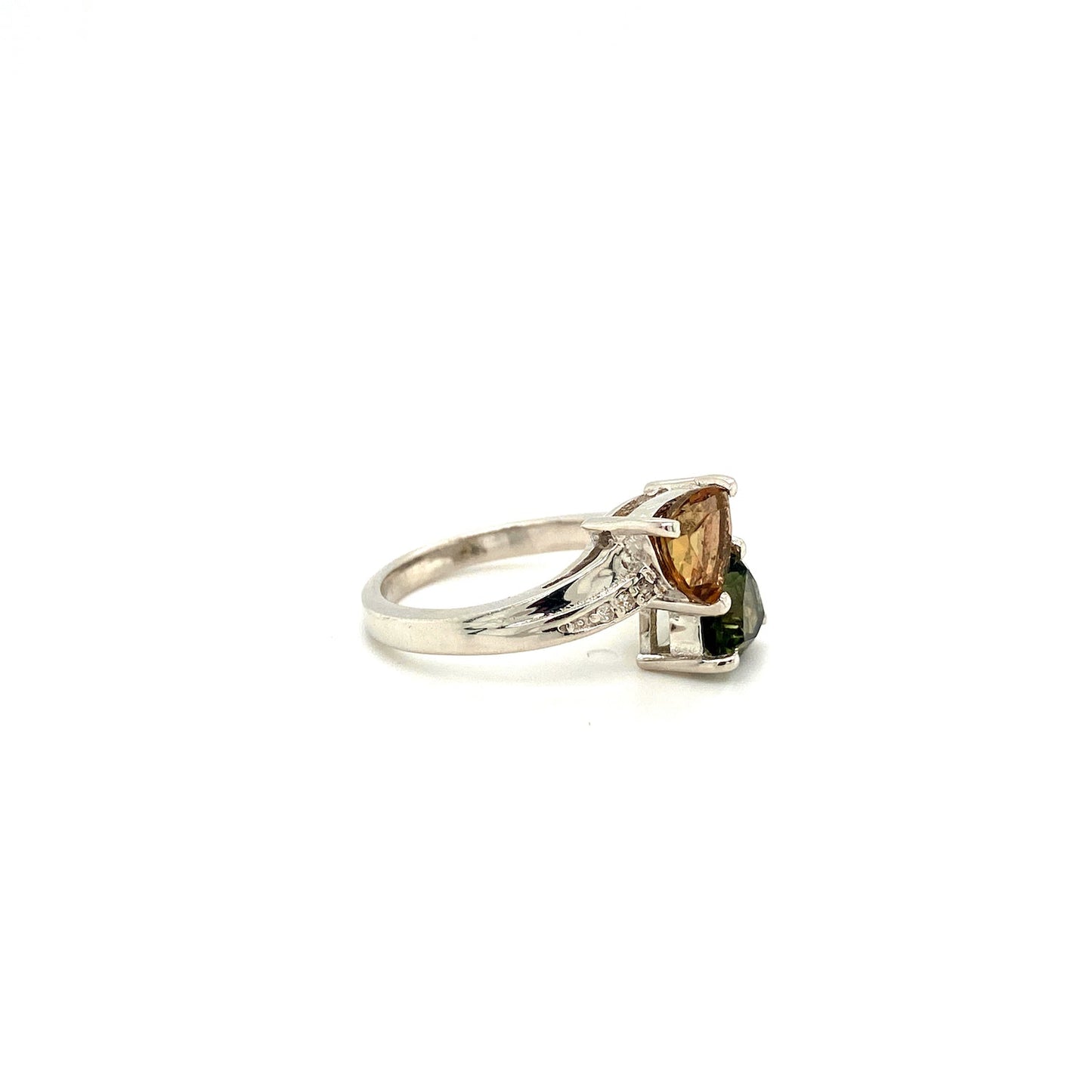Multi Tourmaline Ring in .925 Sterling Silver KSR - 18042