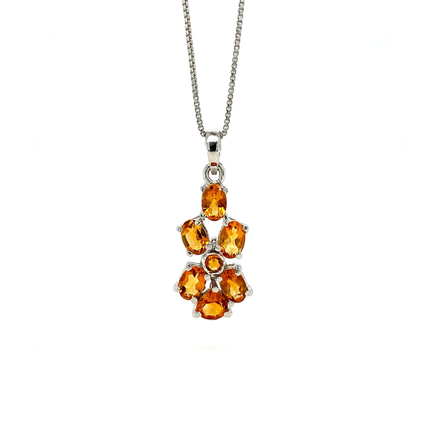 Citrine Jewellery Set in .925 Sterling Silver - KSS 6066
