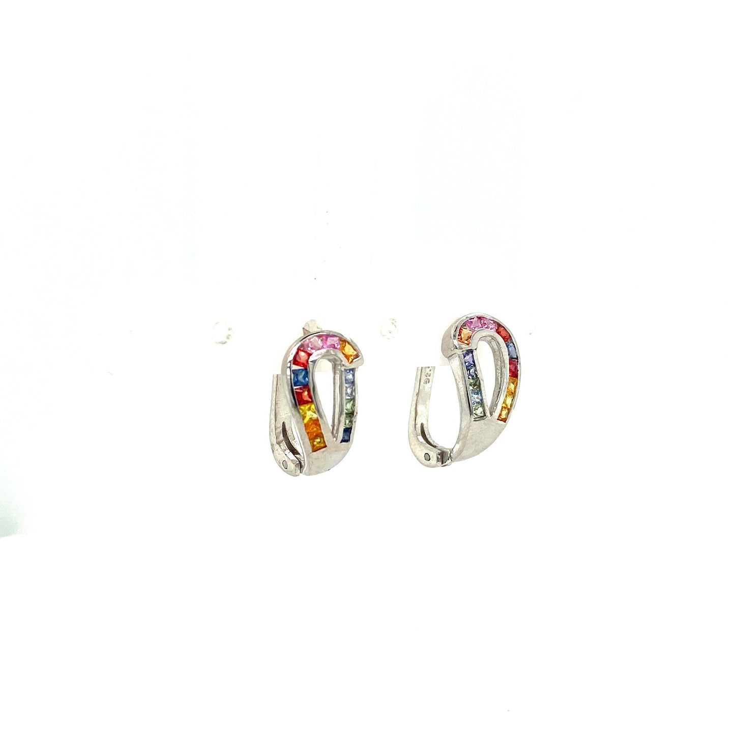 Multi Sapphire Jewellery Set in .925 Sterling Silver - KSS 6553