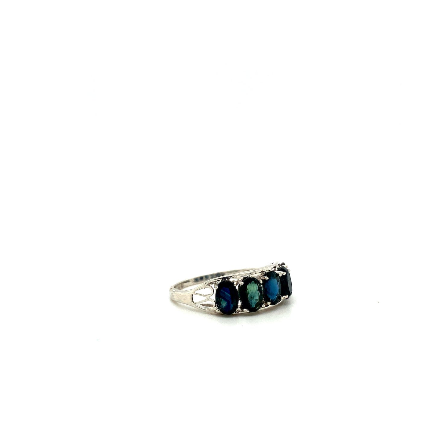 Sapphire Jewellery Set in .925 Sterling Silver - KSS 6556