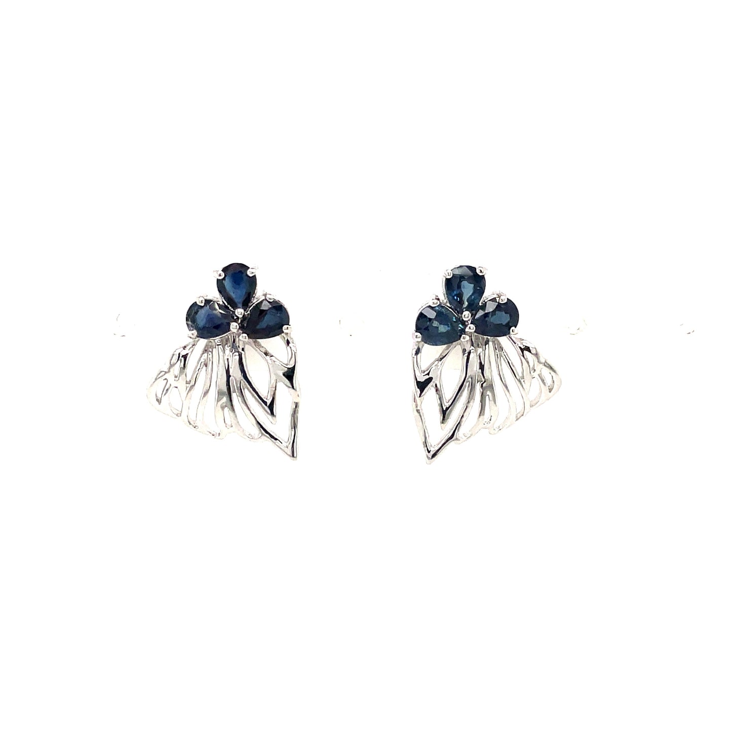 Emerald Earring in .925 Sterling Silver - KST 50870