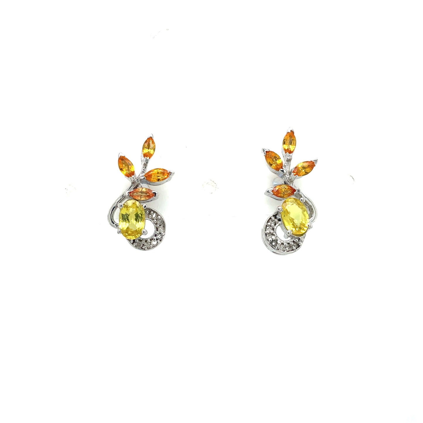 Sapphire Earring in .925 Sterling Silver - KST 51234