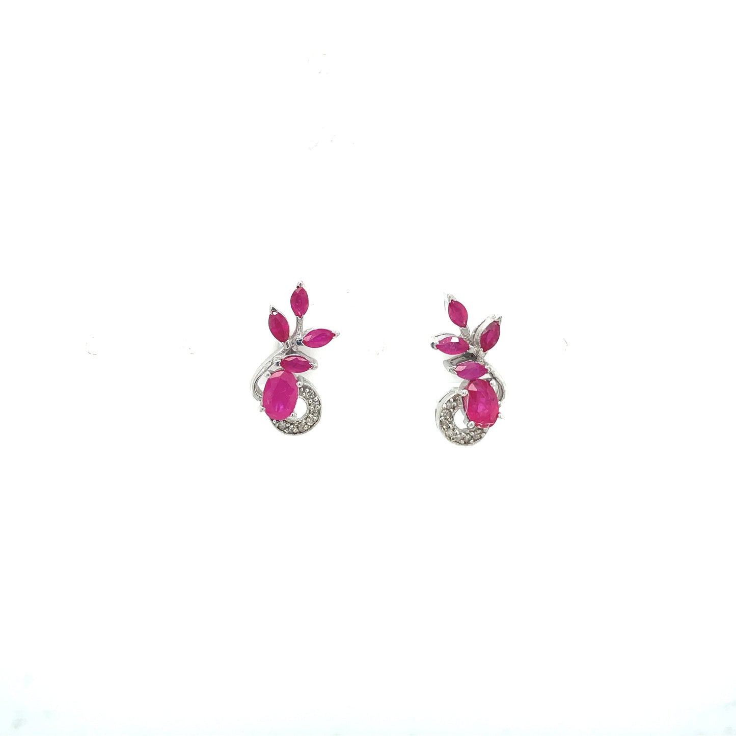 Sapphire Earring in .925 Sterling Silver - KST 51234