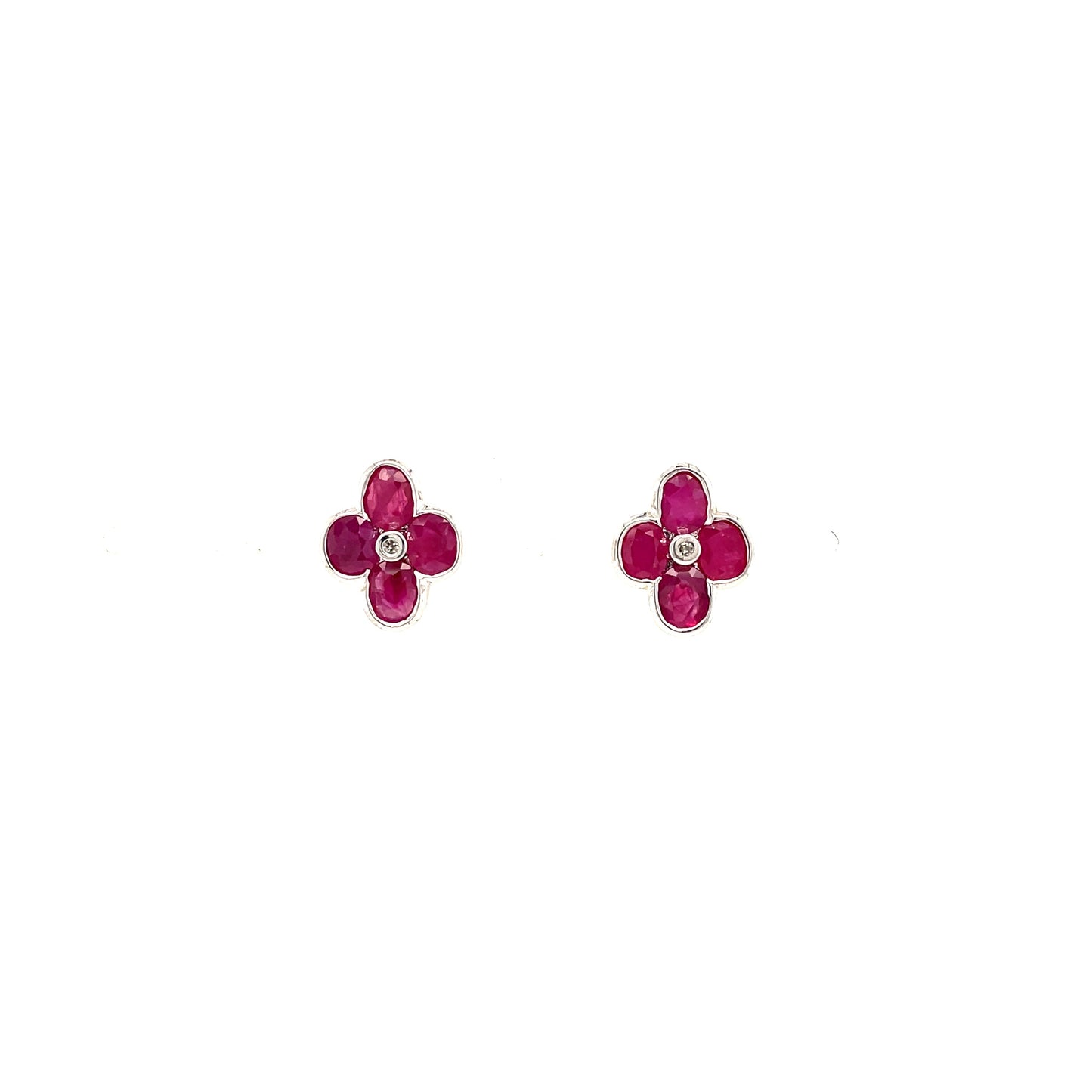 Emerald Earring in .925 Sterling Silver - KST 54717