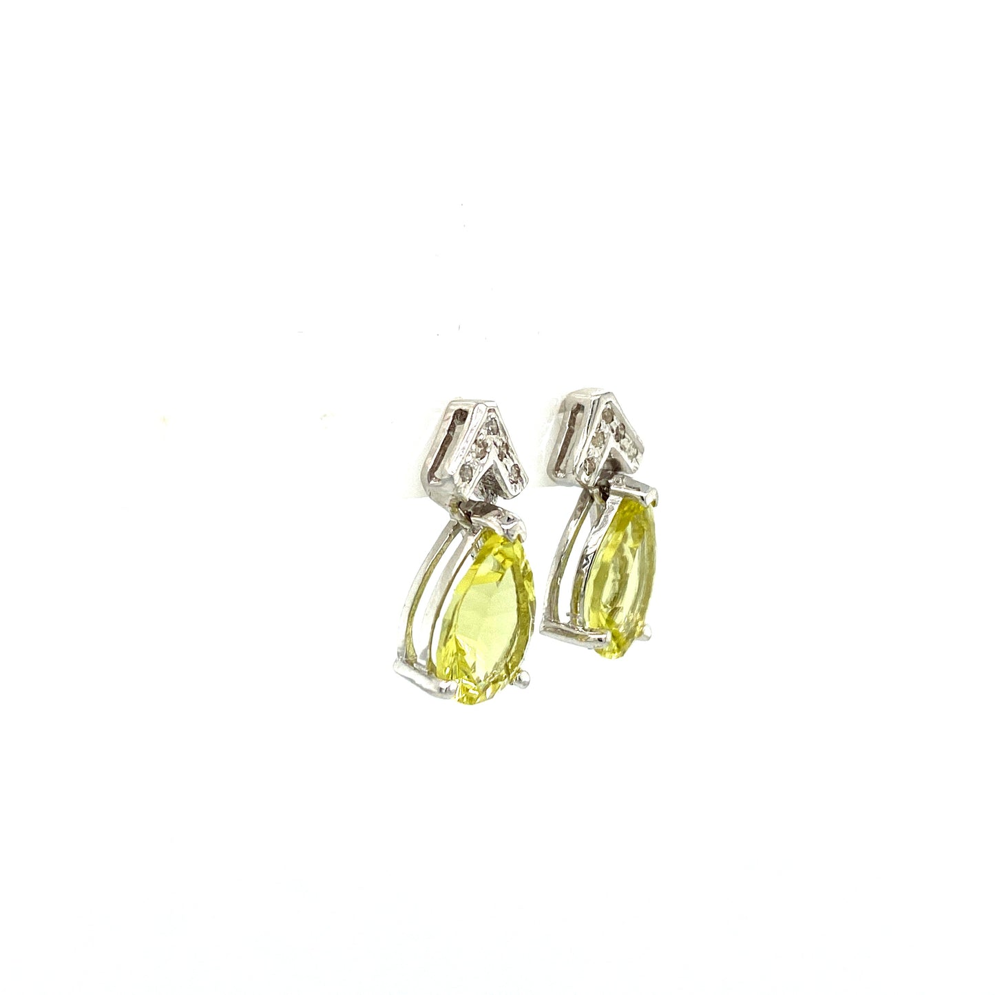 Lemon Topaz Earring in .925 Sterling Silver KST - 55328