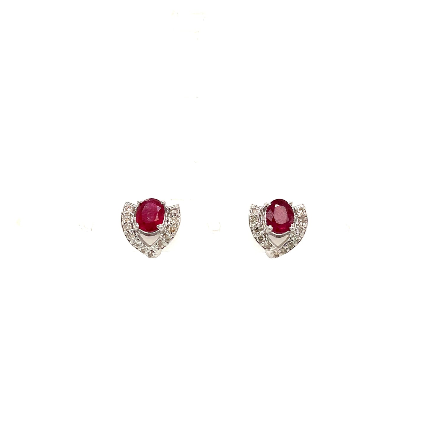 Emerald Earring in .925 Sterling Silver - KST 56354