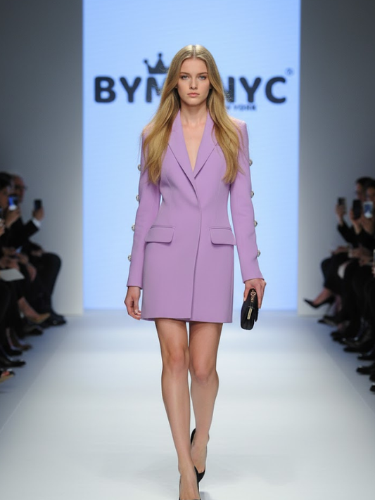 Lavender Blazer Dress WALL STREET: Prêt-à-Porter Line BYMANYC ® New York