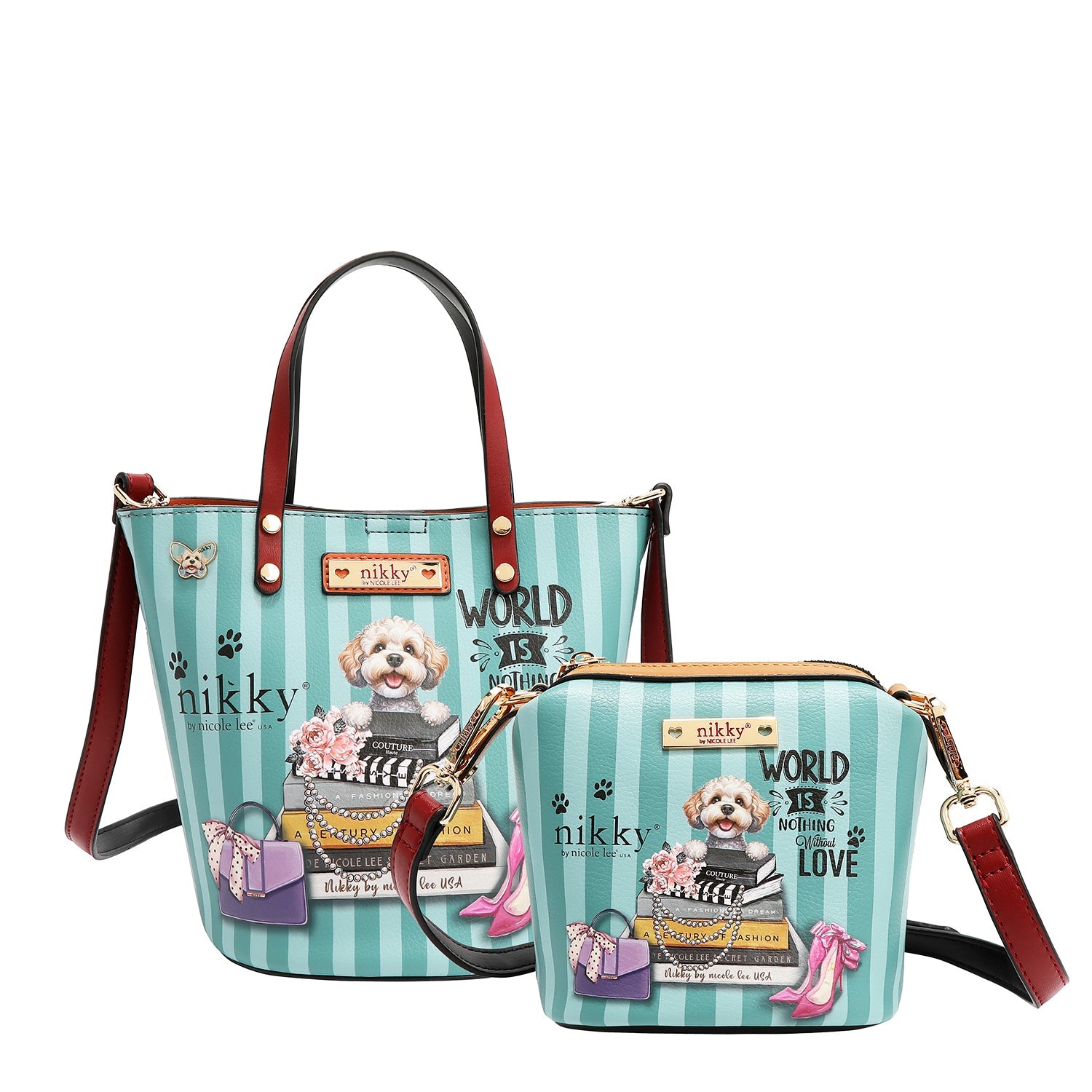 BOLSO BUCKET EN 2 PIEZAS (MEANT TO LOVE YOU)