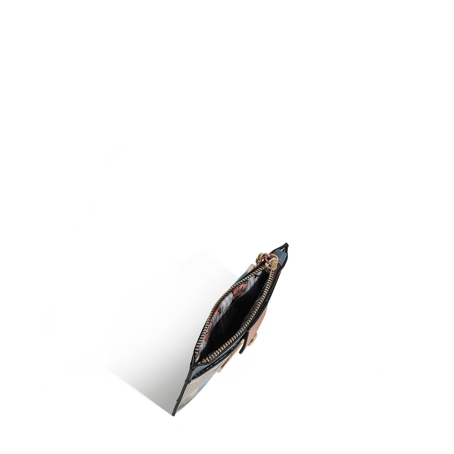 ZIPPERED CARD HOLDER (URBAN COFFEE DREAM)
