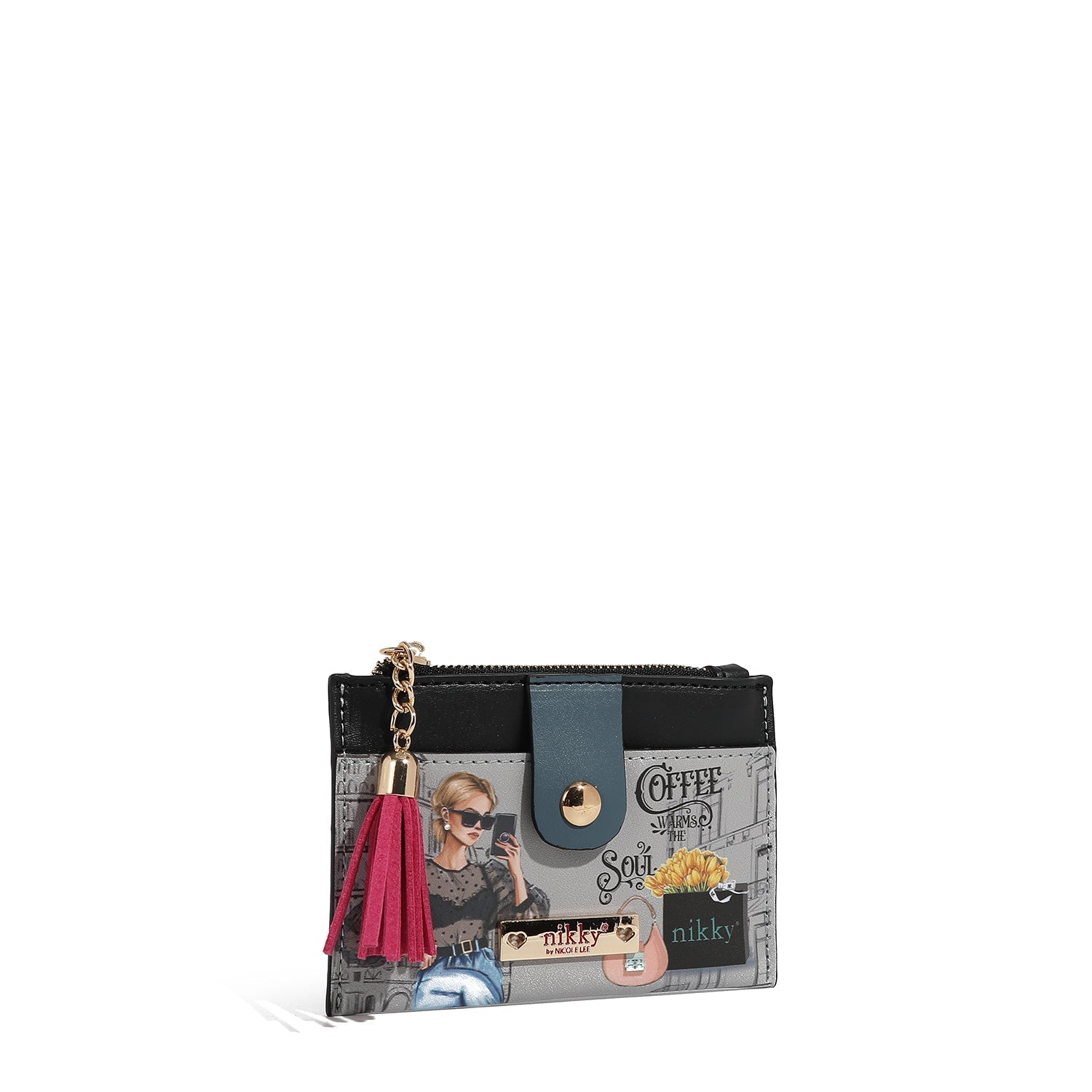 PORTA TARJETAS CON CREMALLERA (URBAN COFFEE DREAM)