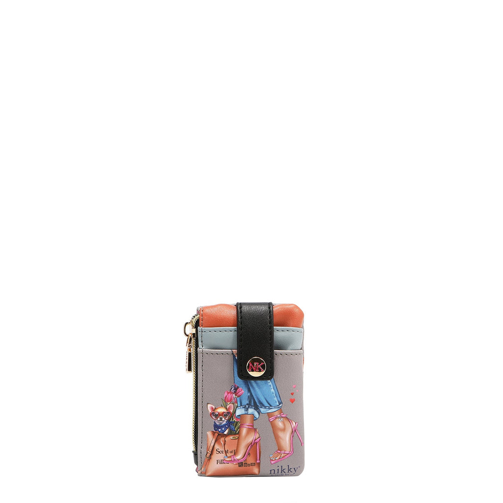 MINI PORTA TARJETAS CON CIERRE (ESSENCE OF YOU)